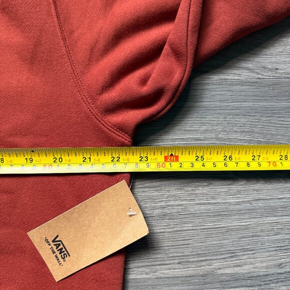 *NEW Vans Men's Lowered Loose Hoodie - Burnt Red - Picture 7 of 8